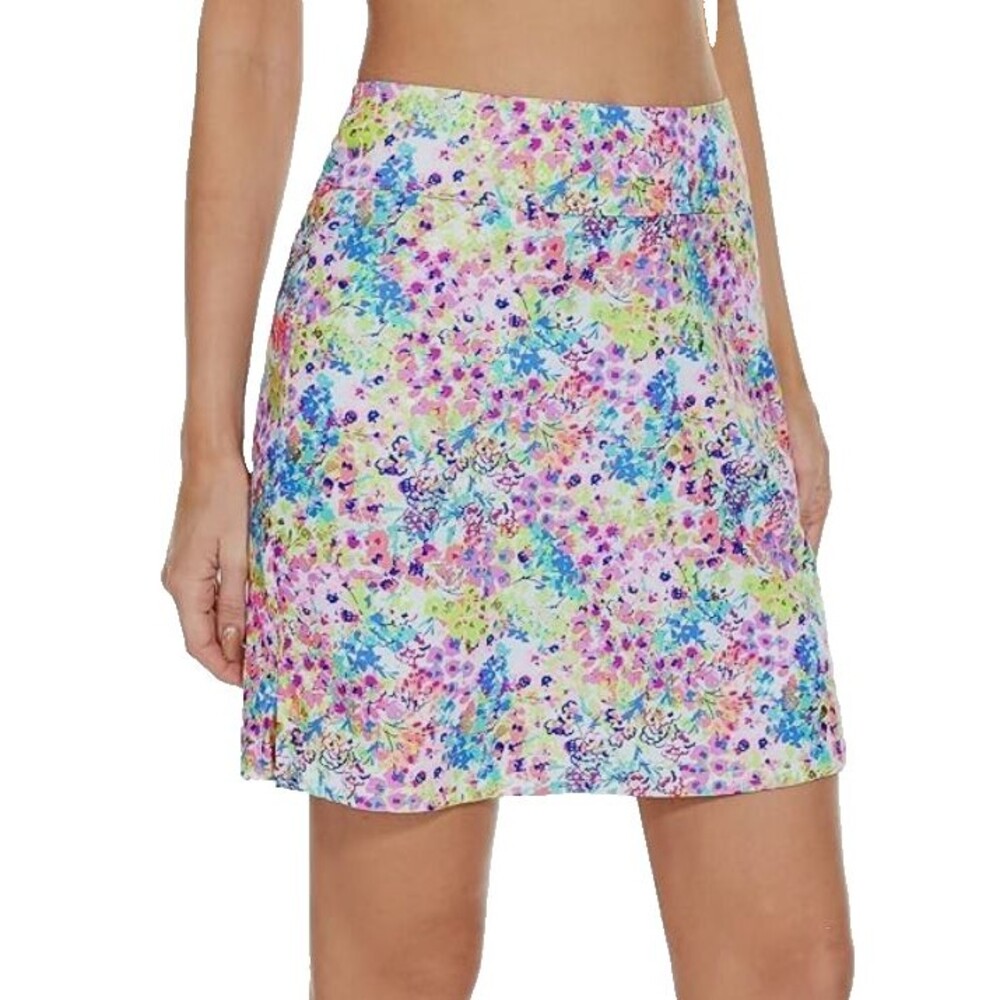 Moteepi Skort Small NWT Vibrant Floral Print Summer Active Casual